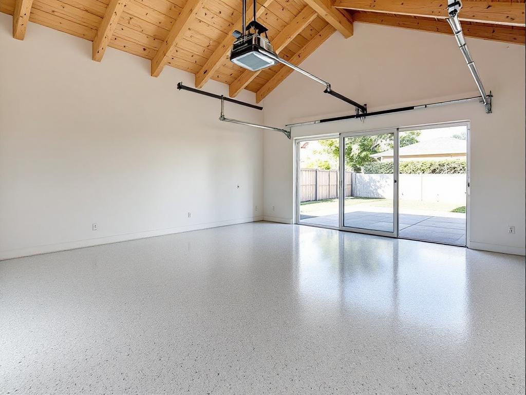 Garage epoxy install Hanahan